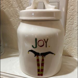 Rae Dunn Christmas Canister